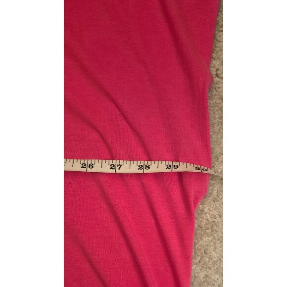 Lands' End Pink Boxy Cotton/Modal Blend Cap Sleeve Pullover Top Size 24w/26w EUC - Picture 6 of 8